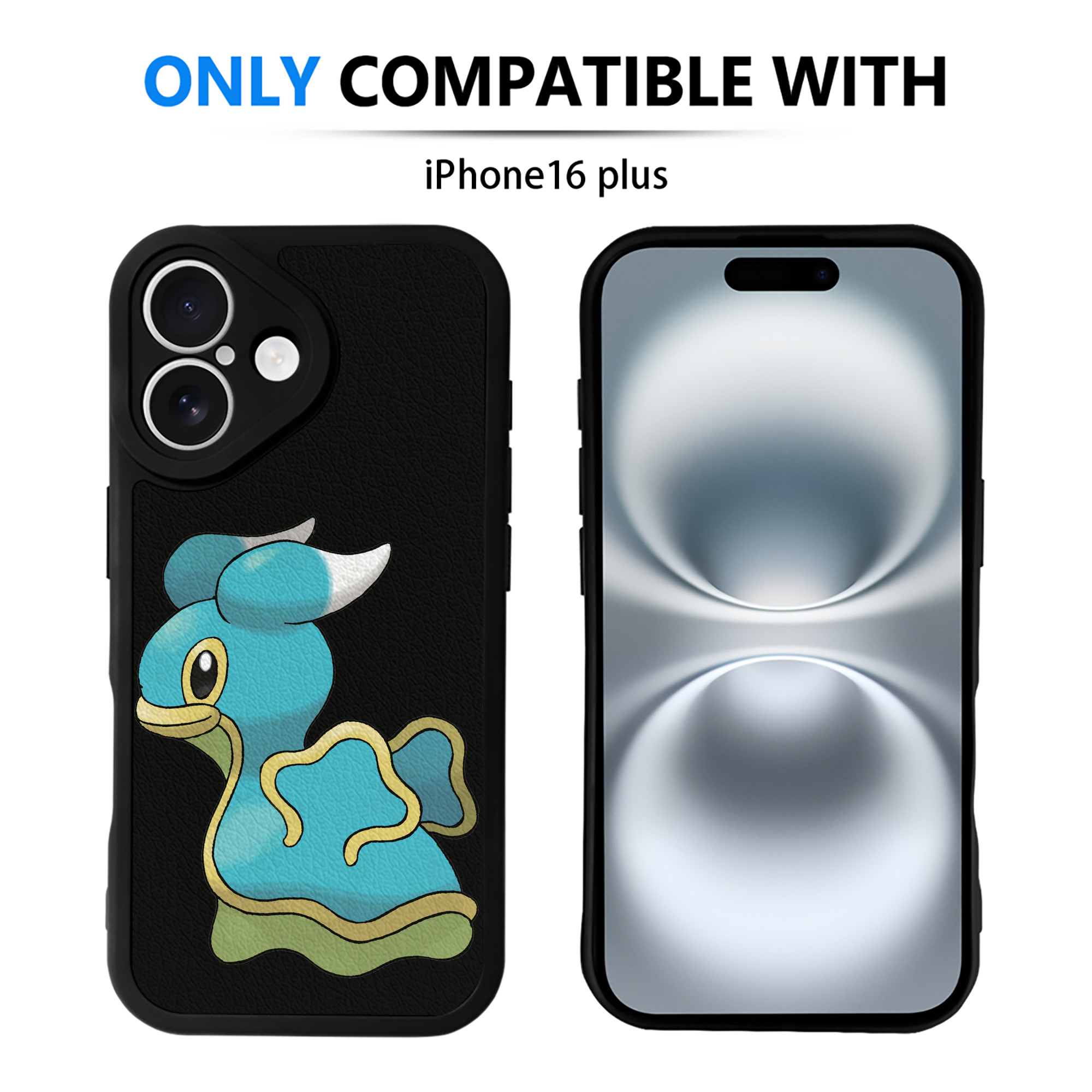 （画像用） ポケットモンスター Pokémon 【iPhone 16シリーズ対応】シリコンスマホケース（レザー調） 材質：シリコン